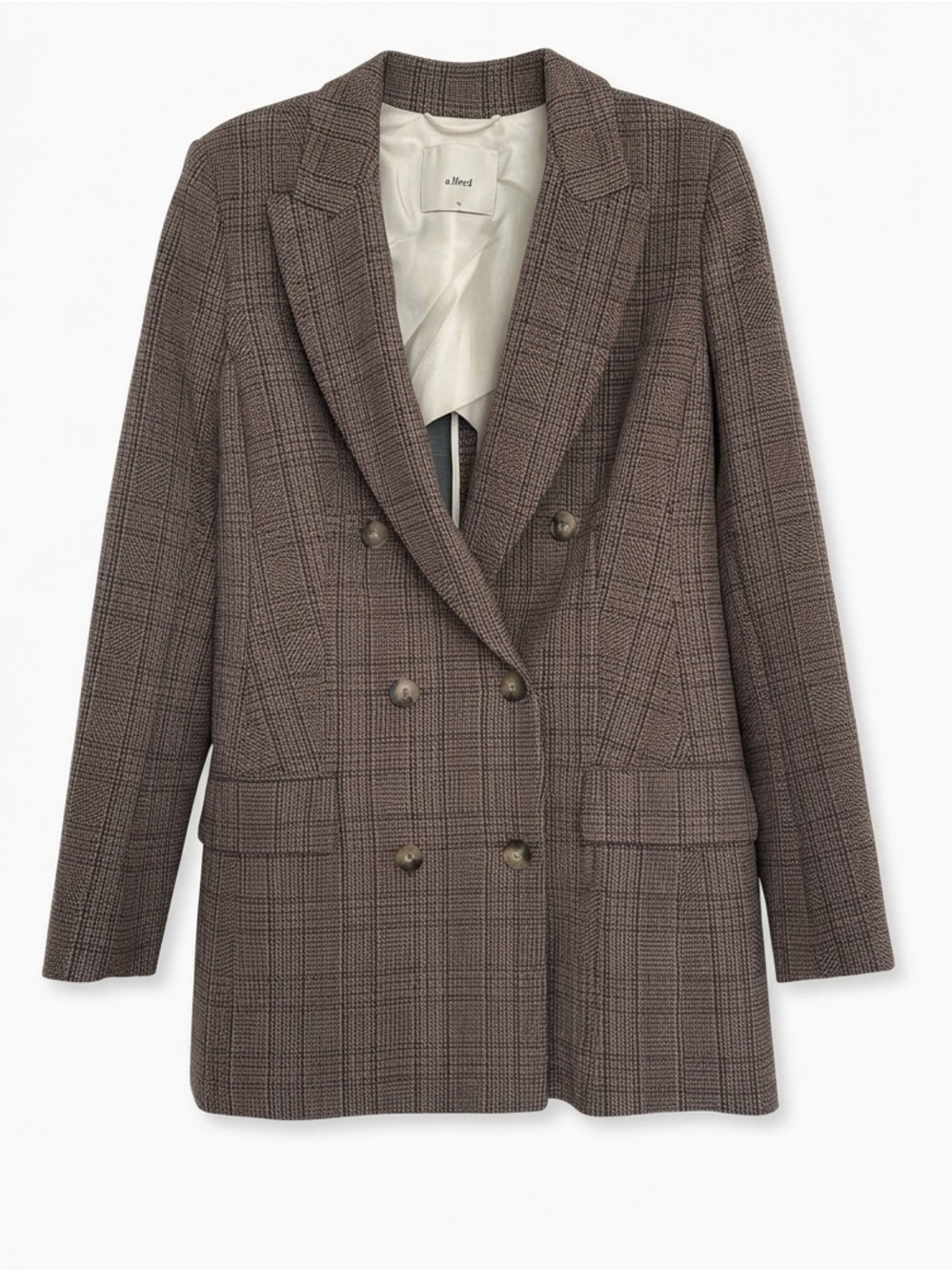 Aritizia Wilfred Margaux Blazer Plaid